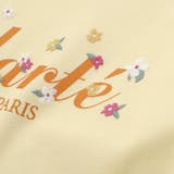 フラワーロゴ刺しゅうスカラップスムース長袖Tシャツ(90~150cm) | BeBe | 詳細画像8 