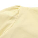 フラワーロゴ刺しゅうスカラップスムース長袖Tシャツ(90~150cm) | BeBe | 詳細画像9 