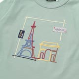 エッフェル塔プリントレイヤード風スムース長袖Tシャツ(90~150cm) | BeBe | 詳細画像10 