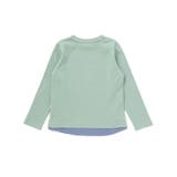 エッフェル塔プリントレイヤード風スムース長袖Tシャツ(90~150cm) | BeBe | 詳細画像8 