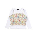 【お揃い】リップルマルシェフラワービスチェドッキング長袖Tシャツ(90~160c… | BeBe | 詳細画像7 