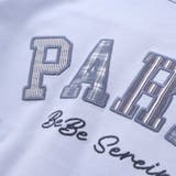 チェックスムース切り替えパッチロゴ長袖Tシャツ(90~160cm) | BeBe | 詳細画像11 