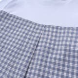 チェックスムース切り替えパッチロゴ長袖Tシャツ(90~160cm) | BeBe | 詳細画像12 