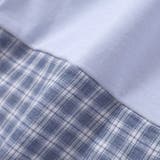チェックスムース切り替えパッチロゴ長袖Tシャツ(90~160cm) | BeBe | 詳細画像15 