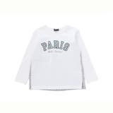 チェックスムース切り替えパッチロゴ長袖Tシャツ(90~160cm) | BeBe | 詳細画像5 