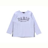 チェックスムース切り替えパッチロゴ長袖Tシャツ(90~160cm) | BeBe | 詳細画像7 