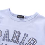 チェックスムース切り替えパッチロゴ長袖Tシャツ(90~160cm) | BeBe | 詳細画像9 
