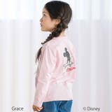 【Disney(ディズニー)】プリント天竺長袖Tシャツ(90~130cm) | BeBe | 詳細画像6 