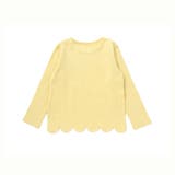 【抗菌防臭 UVカット】裾スカラップくま刺しゅう天竺長袖Tシャツ(90~130c… | BeBe | 詳細画像10 