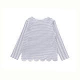 【抗菌防臭 UVカット】裾スカラップくま刺しゅう天竺長袖Tシャツ(90~130c… | BeBe | 詳細画像6 