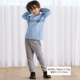 【抗菌防臭 UVカット】自転車プリントライン天竺長袖Tシャツ(90~130cm) | BeBe | 詳細画像2 