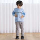 【抗菌防臭 UVカット】自転車プリントライン天竺長袖Tシャツ(90~130cm) | BeBe | 詳細画像3 