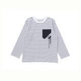 【抗菌防臭 UVカット】タフタポケットロゴプリント天竺長袖Tシャツ(90~130… | BeBe | 詳細画像4 