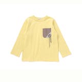 【抗菌防臭 UVカット】タフタポケットロゴプリント天竺長袖Tシャツ(90~130… | BeBe | 詳細画像8 