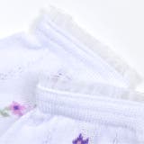 花柄チュール付きアンクルソックス(11~24cm) | BeBe | 詳細画像8 