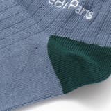 配色ロゴクルーリブソックス(11~24cm) | BeBe | 詳細画像3 