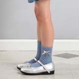 チャーム付きリボンラメクルーソックス(11~24cm) | BeBe | 詳細画像2 