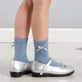 チャーム付きリボンラメクルーソックス(11~24cm) | BeBe | 詳細画像3 