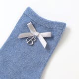 チャーム付きリボンラメクルーソックス(11~24cm) | BeBe | 詳細画像4 