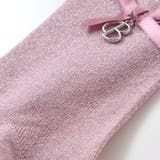 チャーム付きリボンラメクルーソックス(11~24cm) | BeBe | 詳細画像7 