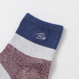 ランダムワイドボーダークルーソックス(11~24cm) | BeBe | 詳細画像2 