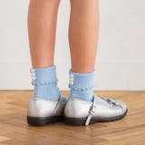 パールモチーフ折り返しソックス(11~24cm) | BeBe | 詳細画像1 