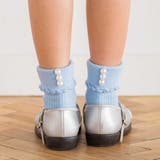 パールモチーフ折り返しソックス(11~24cm) | BeBe | 詳細画像2 