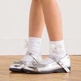 リボンモチーフケーブルラインクルーソックス(11~24cm) | BeBe | 詳細画像3 