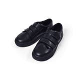 レザー調ベルクロスニーカー (16~21cm) | BeBe | 詳細画像1 