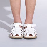 ロゴ型押しストラップカメサンダル(13~19cm) | BeBe | 詳細画像11