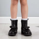 メタルポイントリボンショートブーツ(16~21cm) | BeBe | 詳細画像3 