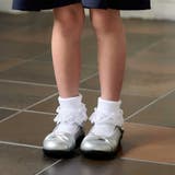 ギャザーリボンストラップシューズ(17~21cm) | BeBe | 詳細画像1