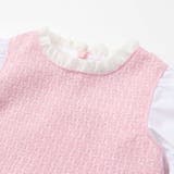 【お揃い】ブロッサムラメツイードパフスリーブワンピース(80~90cm) | BeBe | 詳細画像7