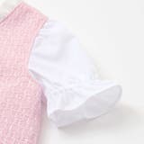 【お揃い】ブロッサムラメツイードパフスリーブワンピース(80~90cm) | BeBe | 詳細画像8