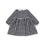 【お揃い】ネルギンガムチェック丸襟長袖ワンピース(80~100cm) | BeBe | 詳細画像11