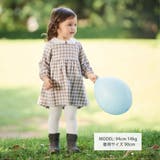 【お揃い】ネルギンガムチェック丸襟長袖ワンピース(80~100cm) | BeBe | 詳細画像2