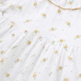【お揃い】花柄フリルカラーパフスリーブワンピース(80~100cm) | BeBe | 詳細画像13 