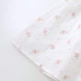 【お揃い】花柄フリルカラーパフスリーブワンピース(80~100cm) | BeBe | 詳細画像7 