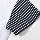 ひよこ水兵プリント切り替えTシャツ+パンツセット(80~90cm) | BeBe | 詳細画像10