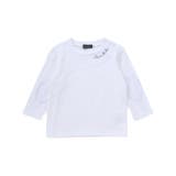 スラブ天竺肘パッチ長袖Tシャツ+オーバーオールセット(80~90cm) | BeBe | 詳細画像8 