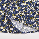 【お揃い】シャツコールフラワープリントヨークフリルワンピース(80~90cm) | BeBe | 詳細画像8 