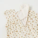 小花柄シャツコールスモック刺しゅうジャンパースカート | BeBe | 詳細画像12
