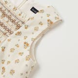 小花柄シャツコールスモック刺しゅうジャンパースカート | BeBe | 詳細画像13