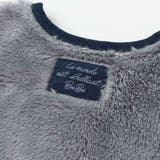 ボア裏ボーダーノーカラーコート(90~100cm) | BeBe | 詳細画像13 