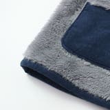 ボア裏ボーダーノーカラーコート(90~100cm) | BeBe | 詳細画像16 