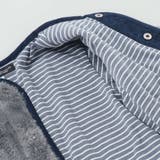 ボア裏ボーダーノーカラーコート(90~100cm) | BeBe | 詳細画像18 