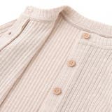 メランジテレコ長袖カーディガン(80~100cm) | BeBe | 詳細画像12 