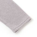 メランジワッフルポンポンフード付き長袖カーディガン(80~100cm) | BeBe | 詳細画像11 