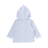 メランジワッフルポンポンフード付き長袖カーディガン(80~100cm) | BeBe | 詳細画像7 