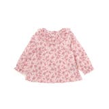 コットンローンフラワープリントフリル襟長袖ブラウス | BeBe | 詳細画像5